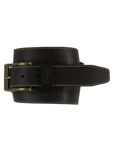 Wrangler Basic Stitched Belt Brown